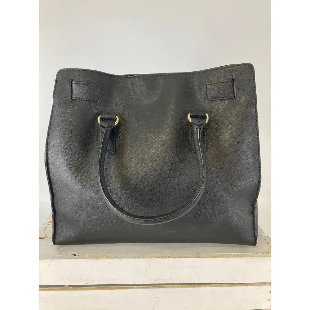 MICHAEL KORS HAMILTON LARGE SAFFIANO LEATHER SHOULDER BAG